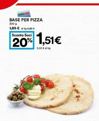 Coop Base Per Pizza offerta
