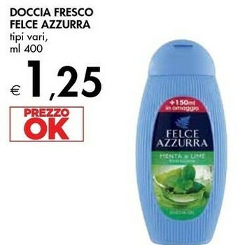 Bennet Felce Azzurra Doccia Fresco offerta