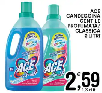 Gecop Ace Candeggina Gentile Profumata/Classica 2 litri offerta