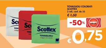 Bennet Scottex Tovaglioli Colorati offerta