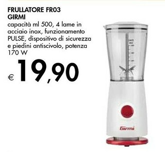 Bennet Girmi Frullatore FR03 offerta
