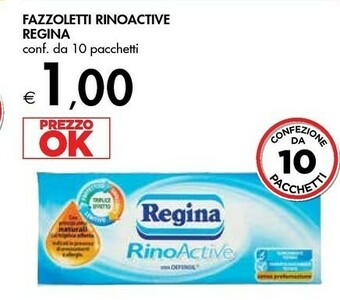 Bennet Regina Fazzoletti Rinoactive offerta