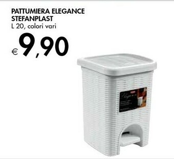 Bennet Stefanplast Pattumiera Elegance offerta
