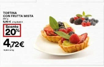 Coop Tortina Con Frutta Mista offerta
