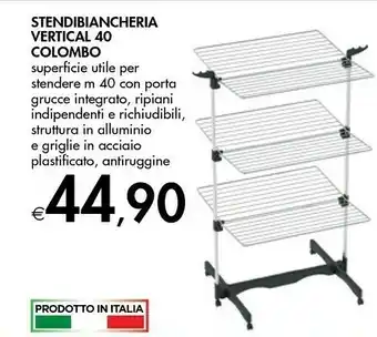 Bennet Colombo new scal Colombo Stendibiancheria Vertical 40 offerta