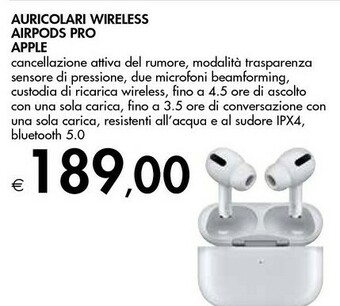 Bennet Apple Auricolari Wireless Airpods Pro offerta