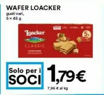 Coop Loacker Napolitaner 45 G(ml) offerta