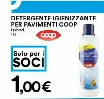 Coop Coop Detergente Igienizzante Per Pavimenti offerta