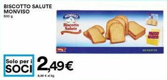Coop Monviso Fette biscottate offerta