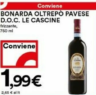 Coop Le cascine Vino rosso offerta