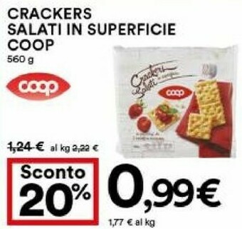 Coop Crackers offerta