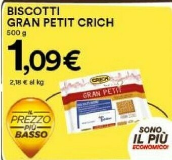 Coop Crich Biscotti offerta