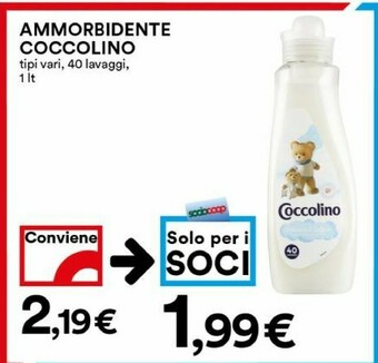 Coop Coccolino Ammorbidente offerta