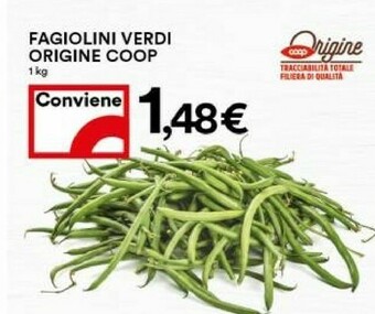 Coop Fagiolini offerta