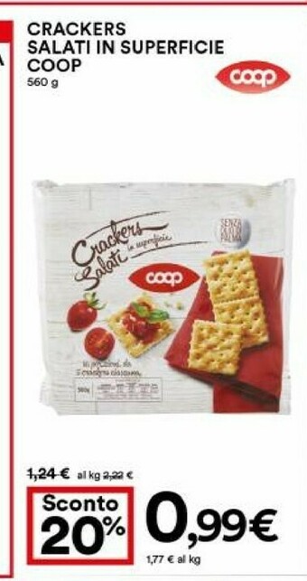 Coop Crackers offerta
