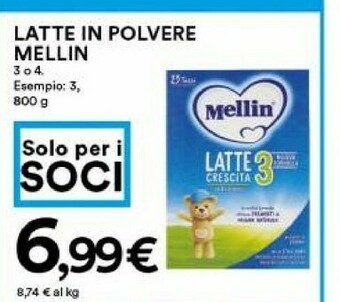 Coop Mellin Latte offerta