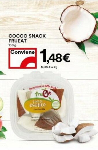 Coop Frueat Cocco Snack offerta