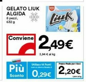 Coop Algida Liuk 632 G(ml) offerta