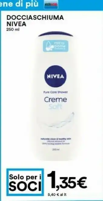 Coop Nivea Docciaschiuma Creme Soft offerta