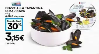 Coop Cozze Alla Tarantina offerta