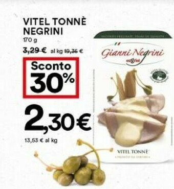 Coop Gianni negrini Vitel Tonnè 170 G(ml) offerta