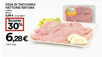 Coop Fattorie Natura Fesa Di Tacchino offerta