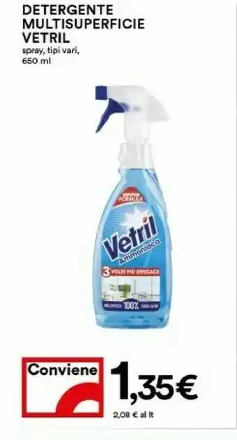 Coop Vetril Detergente Multisuperficie Spray offerta