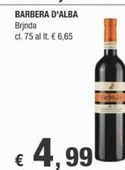 Crai Brjnda Barbera D'alba offerta