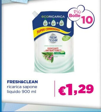 Acqua & Sapone Fresh & Clean Ricarica Sapone Liquido offerta