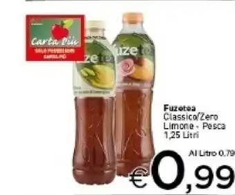 Crai Fuze tea Fuze Tea - Pesca con una Nota di Rosa 1250 g(ml) offerta