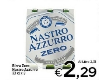 Crai Nastro Azzurro Birra offerta