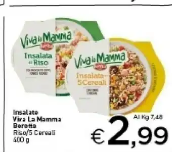 Crai Beretta Beretta Insalate Viva La Mamma Riso offerta