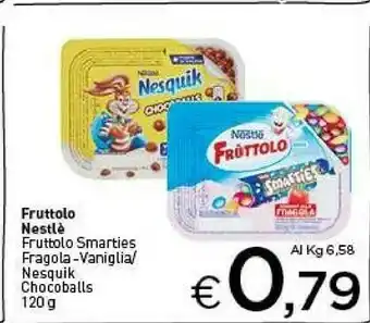 Crai Nestlè Fruttolo Yogurt Alla Fragola & Smarties 120 G(ml) offerta