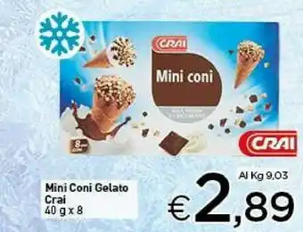 Crai Crai Mini Coni Gelato offerta