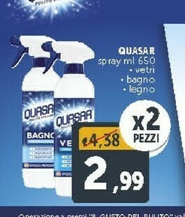Deco Supermercati Quasar Spray Bagno offerta
