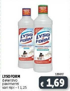 Deco Supermercati Lysoform Detersivo Pavimenti offerta