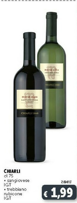 Deco Supermercati Alba Chiarli Sangiovese Igt offerta