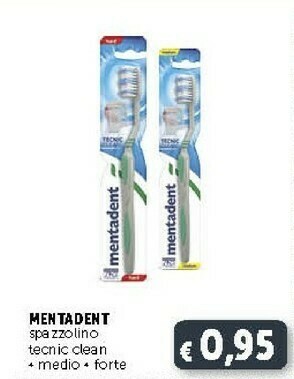 Deco Supermercati Mentadent Spazzolino Tecnic Clean Medio offerta