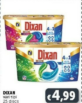 Deco Supermercati Dixan Discs Classico offerta