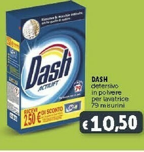 Deco Supermercati Dash Detersivo In Polvere Per Lavatrice offerta