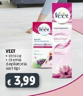 Deco Supermercati Veet Strisce Depilatoria Sikl&fresh offerta
