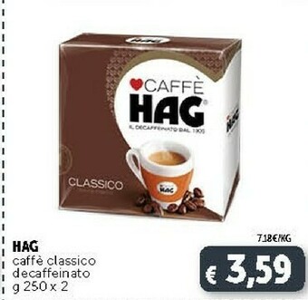 Deco Supermercati Hag Caffe Classico Decaffeinato offerta