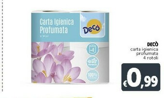 Deco Supermercati Deco Carta Igienica Profumata offerta