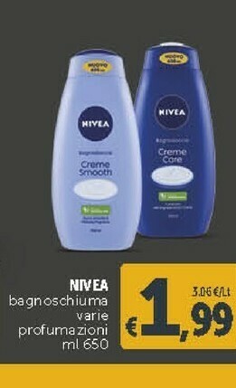 Deco Supermercati Nivea Bagnoschiuma Creme Smooth offerta