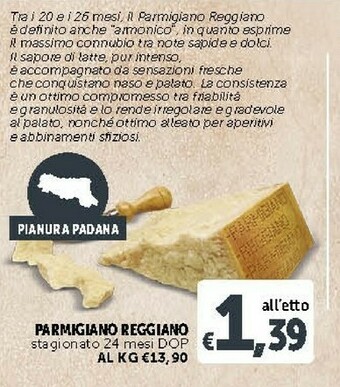 Deco Supermercati Decp Parmigano Reggiano Stagionato 24 Mesi Dop offerta