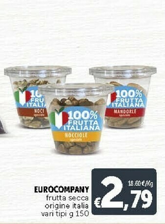 Deco Supermercati Eurocompany Frutta Secca offerta