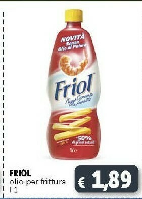 Deco Supermercati Friol Olio Per Friggere offerta