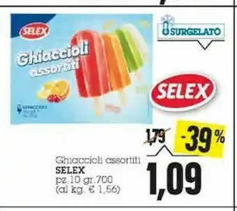 Emi Supermercati Selex Ghiaccioli offerta