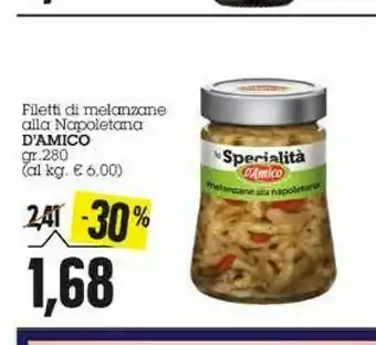Emi Supermercati D'Amico Melanzane sott olio offerta