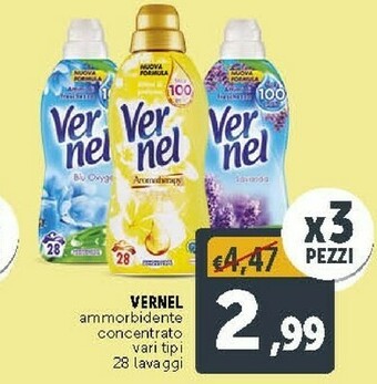 Deco Supermercati Vernel Ammorbidente Concentrato 28 Lavaggi offerta
